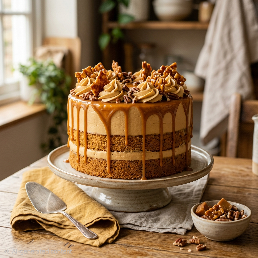 Birthday Butterscotch Cake